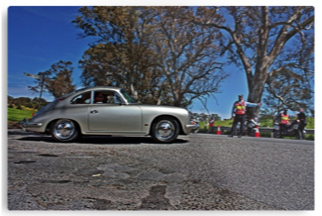 Classic car photographs printed on metal